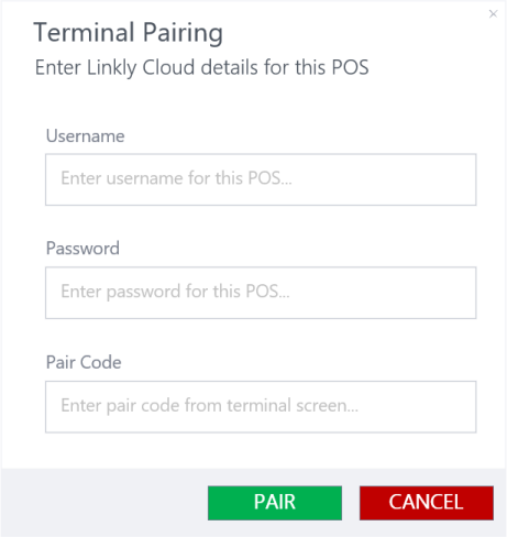 Pairing UI